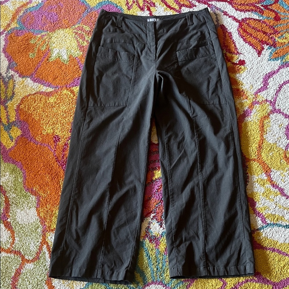 HABITAT CLOTHING WOMENS LARGE WIDE LEGGED TROUSERS PANTS - Picture 2 of 7